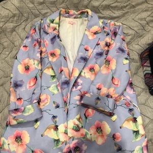 Re:named Floral Blazer